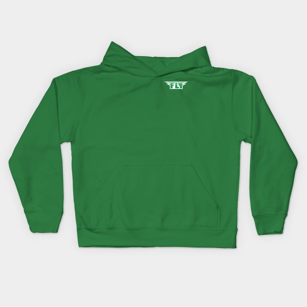 Philly FLY (Green) Kids Hoodie by PHILLY TILL I DIE
